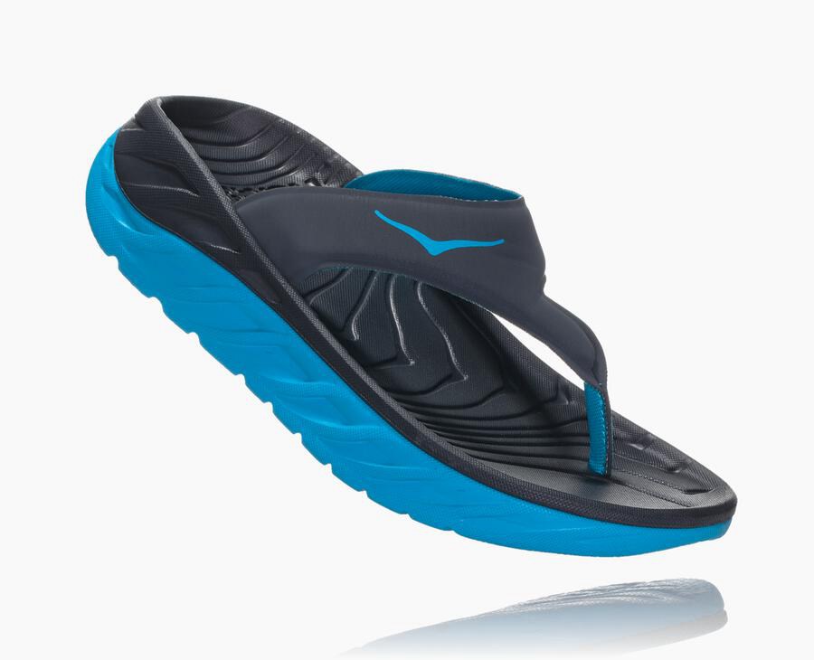 Hoka One One Sandalet Kadın Lacivert - Ora Recovery Flip - XG8516379